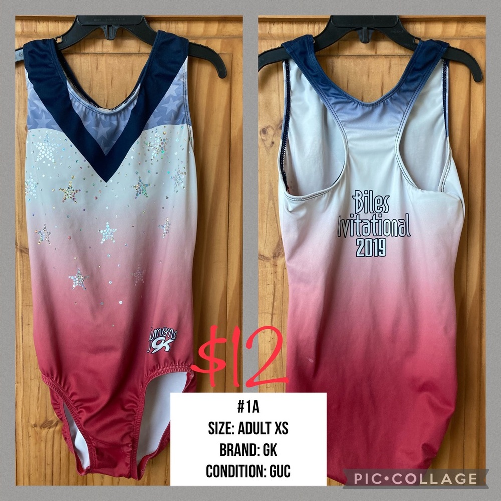 #1A Used Adult X-Small GK Leotard